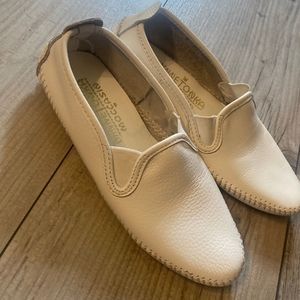 Minnetonka Cream Moccasins for Women